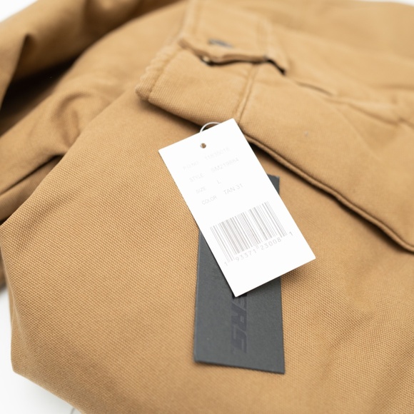 Skechers - Men's Sherpa-Lined Canvas Jacket - Picture 4 of 14